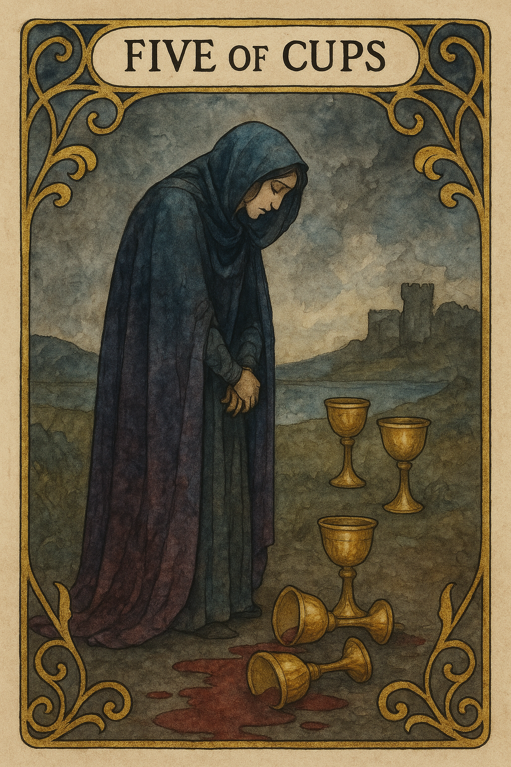Five of Cups Tarot Card